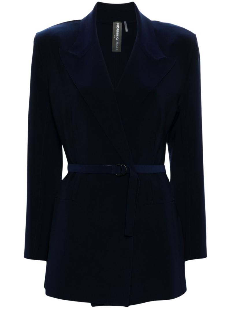 Norma Kamali peak-lapels double-breasted blazer - Blue von Norma Kamali