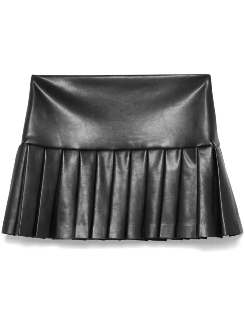 Norma Kamali pleated pickleball skirt - Black von Norma Kamali