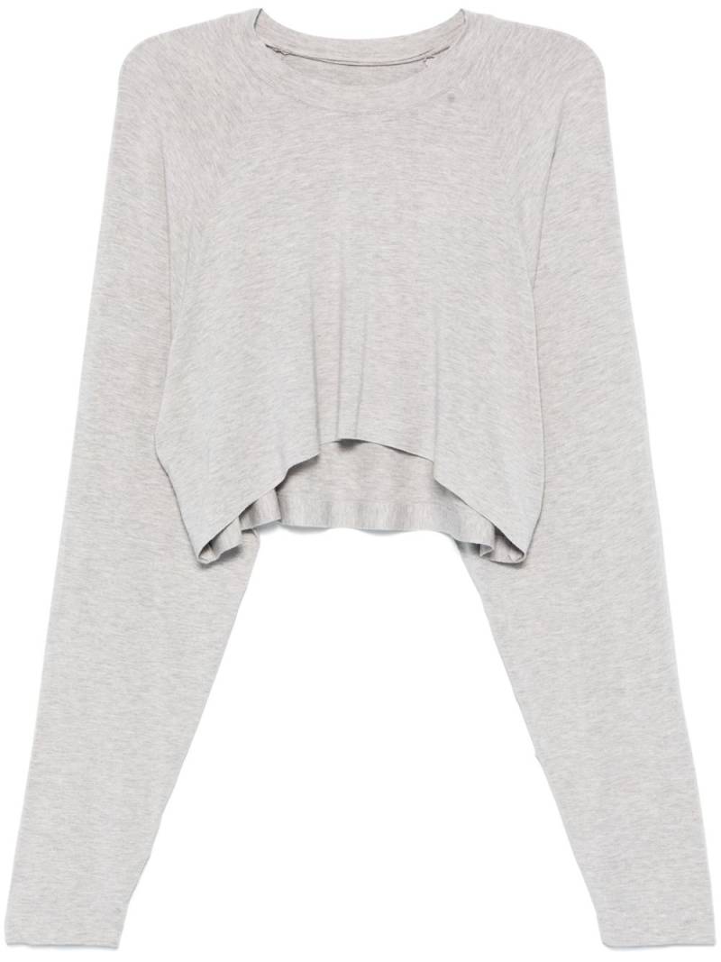 Norma Kamali raglan sleeve top - Grey von Norma Kamali