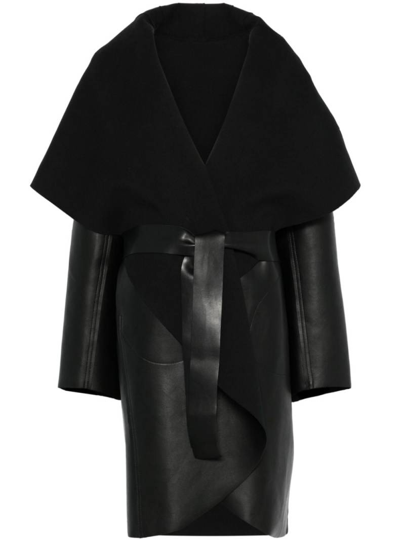 Norma Kamali reversible shawl-collar coat - Black von Norma Kamali