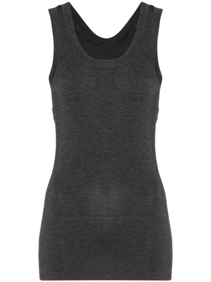 Norma Kamali sleeveless tank top - Grey von Norma Kamali