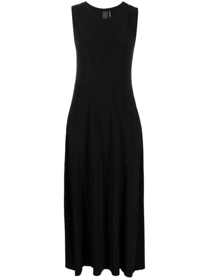 Norma Kamali sleeveless velvet long dress - Black von Norma Kamali