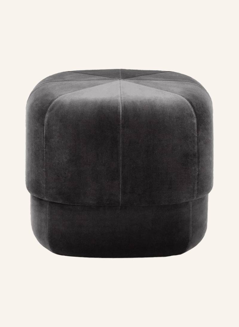 Normann Copenhagen Samt-Pouf Circus grau von Normann Copenhagen