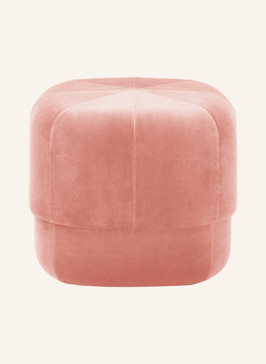 Normann Copenhagen Samt-Pouf Circus rosa von Normann Copenhagen