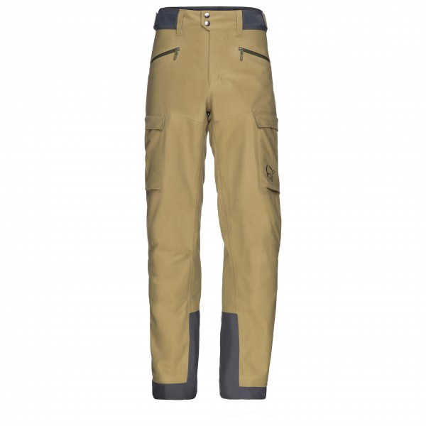 Norrøna - Kvinnherad GORE-TEX Pants - Regenhose Gr L beige von Norrøna