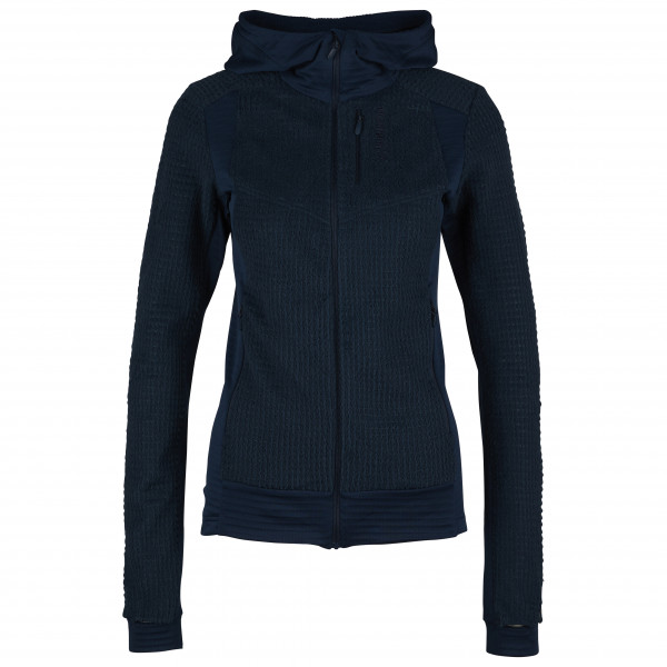 Norrøna - Women's Falketind Alpha120 Zip Hood - Fleecejacke Gr L;M;S;XL;XS blau;schwarz von Norrøna