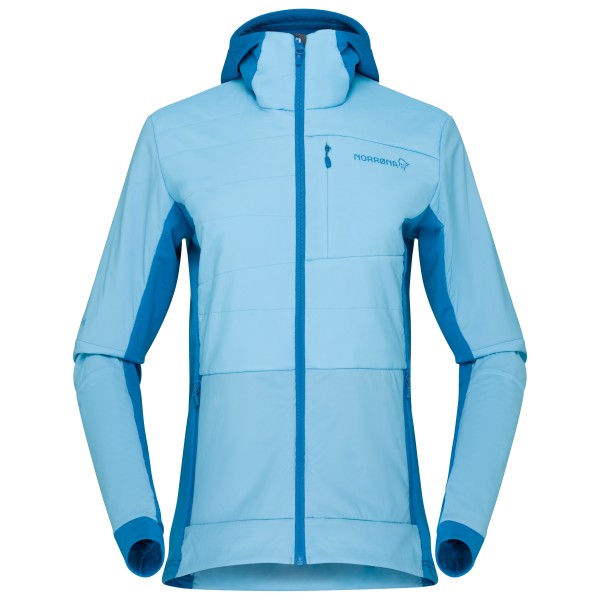 Norrøna - Women's Falketind Alpha90 Insulated Zip Hood - Kunstfaserjacke Gr L blau von Norrøna