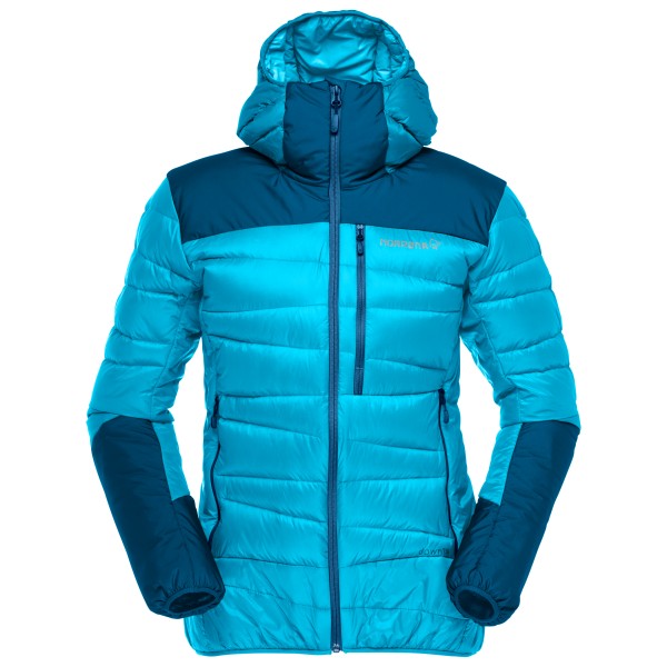 Norrøna - Women's Falketind Down750 Hood - Daunenjacke Gr M blau von Norrøna