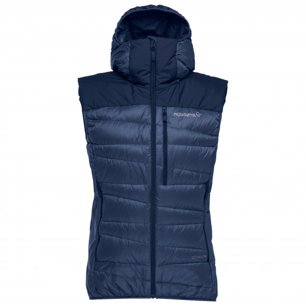 Norrøna - Women's Falketind Down750 Vest - Daunengilet Gr L;M;S;XS blau;schwarz/grau von Norrøna