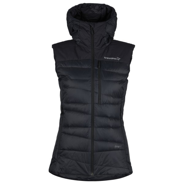 Norrøna - Women's Falketind Down750 Vest - Daunengilet Gr L schwarz/grau von Norrøna