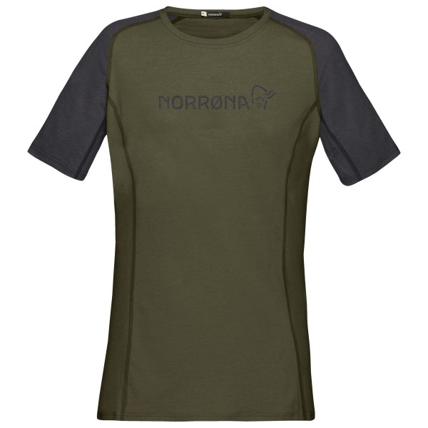 Norrøna - Women's Fjørå Equaliser Lightweight T-Shirt - Velotrikot Gr M;S;XS blau;oliv von Norrøna