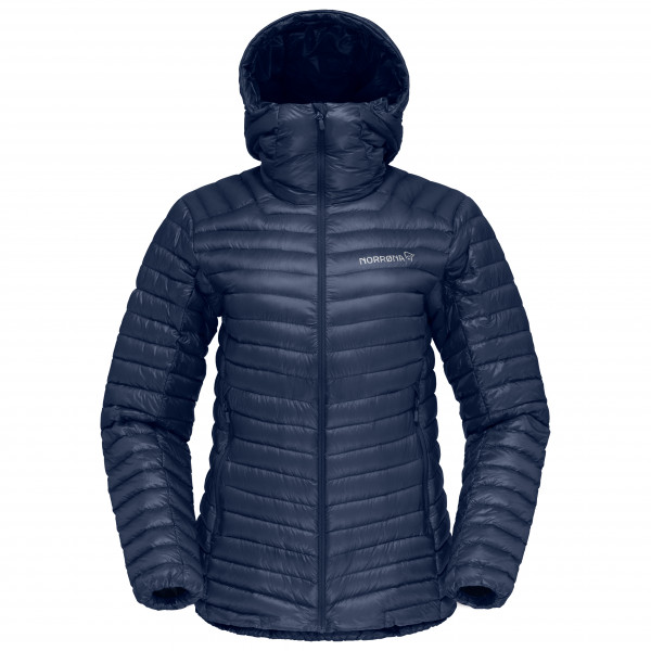 Norrøna - Women's Trollveggen Superlight Down850 Hood - Daunenjacke Gr M blau von Norrøna