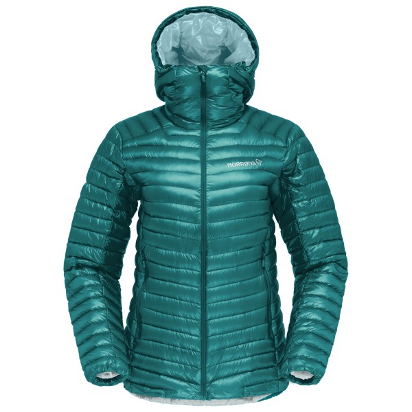 Norrøna - Women's Trollveggen Superlight Down850 Hood - Daunenjacke Gr S türkis von Norrøna