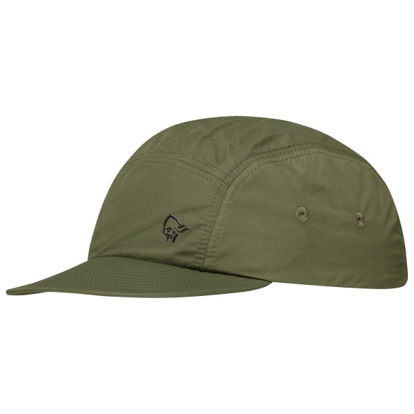 Norrøna - /29 Five Panel Tech Cap - Cap Gr L/XL oliv von Norrøna