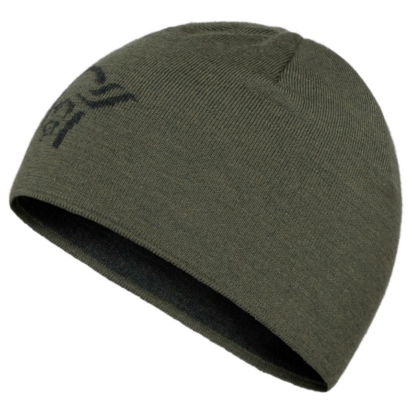 Norrøna - /29 Light Merinoull Logo Beanie - Mütze Gr One Size blau;oliv;schwarz;weiß von Norrøna