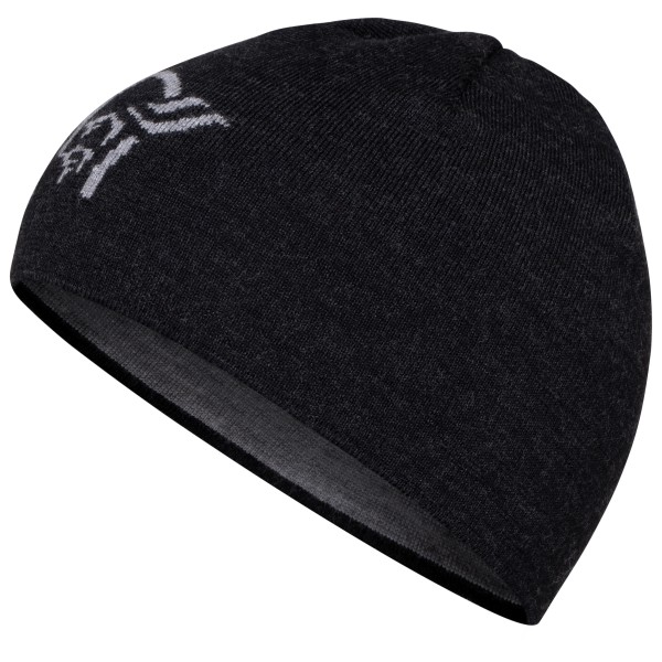 Norrøna - /29 Light Merinoull Logo Beanie - Mütze Gr One Size schwarz von Norrøna