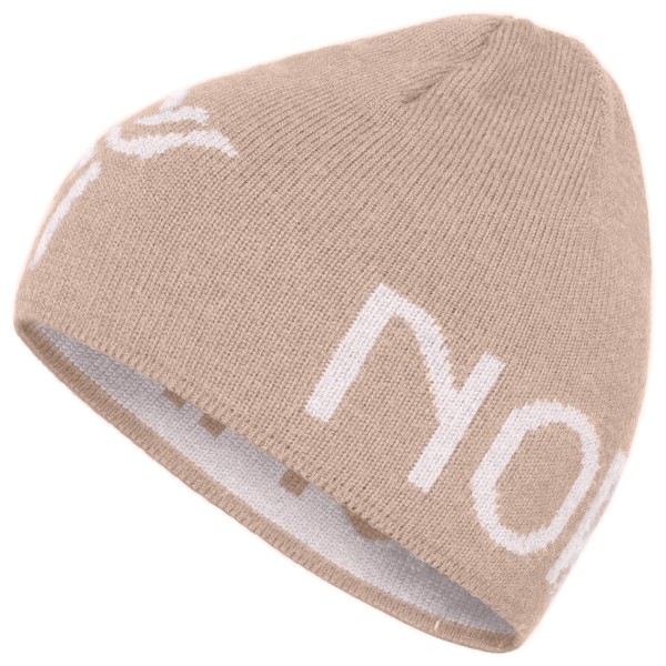 Norrøna - /29 Merinoull Logo Beanie - Mütze Gr One Size beige von Norrøna