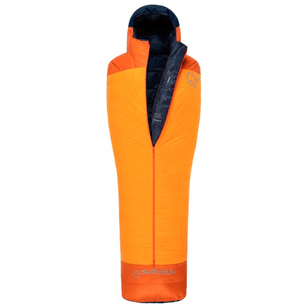 Norrøna - Falketind Down800 0C Sleeping Bag 185 - Daunenschlafsack Gr Body Size: 175-195 cm orange von Norrøna