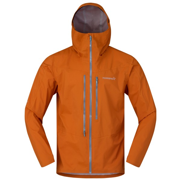 Norrøna - Falketind Dri1 Jacket - Regenjacke Gr L;M;S;XL;XXL blau;orange von Norrøna