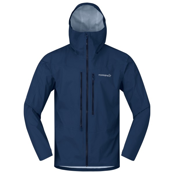 Norrøna - Falketind Dri1 Jacket - Regenjacke Gr L blau von Norrøna