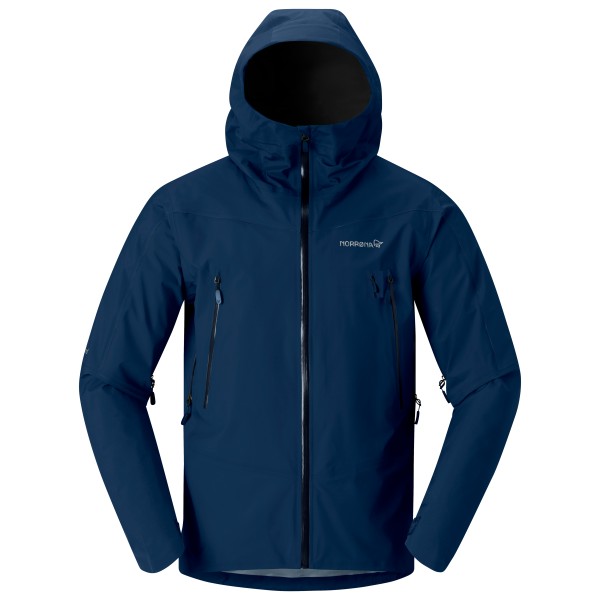 Norrøna - Falketind GORE-TEX Jacket - Regenjacke Gr L blau von Norrøna