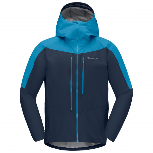 Norrøna - Falketind GORE-TEX Paclite Jacket - Regenjacke Gr L blau von Norrøna