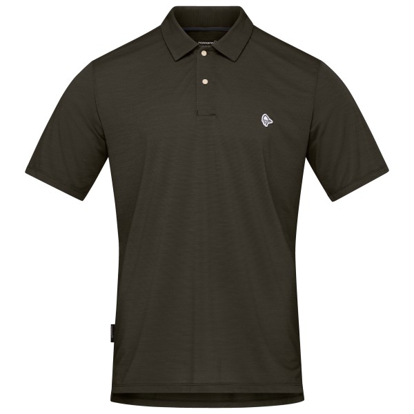 Norrøna - Femund Equaliser Merino Polo Shirt - Polo-Shirt Gr L oliv von Norrøna