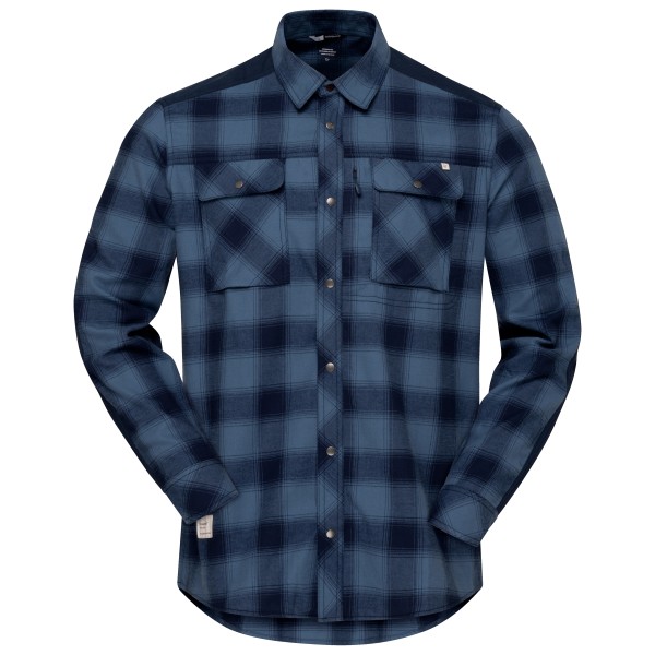 Norrøna - Femund Flannel Shirt - Hemd Gr L blau von Norrøna