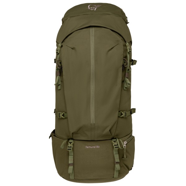 Norrøna - Femund Synkron4 80 Pack - Trekkingrucksack Gr 80 l oliv von Norrøna