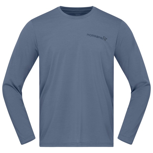 Norrøna - Femund Tech Long Sleeve - Funktionsshirt Gr L blau von Norrøna