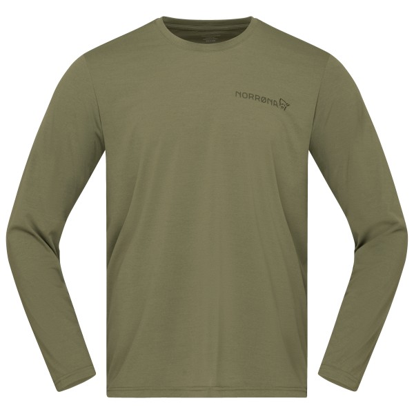 Norrøna - Femund Tech Long Sleeve - Funktionsshirt Gr L oliv von Norrøna