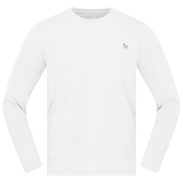 Norrøna - Femund Tech Long Sleeve - Funktionsshirt Gr L weiß von Norrøna