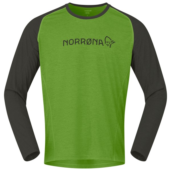 Norrøna - Fjørå Equaliser Lightweight Long Sleeve - Velotrikot Gr M grün von Norrøna