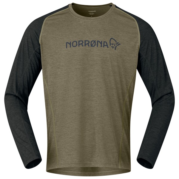 Norrøna - Fjørå Equaliser Lightweight Long Sleeve - Velotrikot Gr M oliv von Norrøna