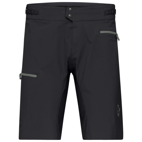 Norrøna - Fjørå Flex1 Light Shorts - Velohose Gr L;M;S;XL oliv;schwarz von Norrøna