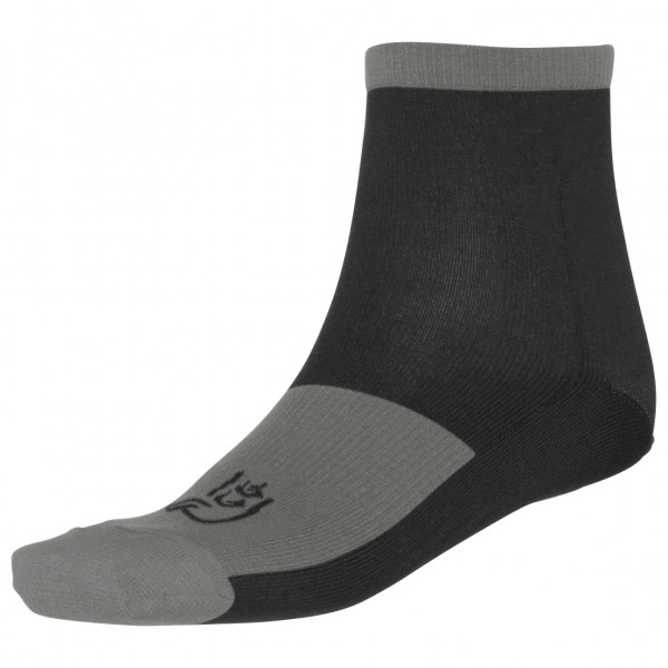 Norrøna - Fjørå Light Weight Merino Socks - Velosocken Gr 37-39 schwarz/grau von Norrøna