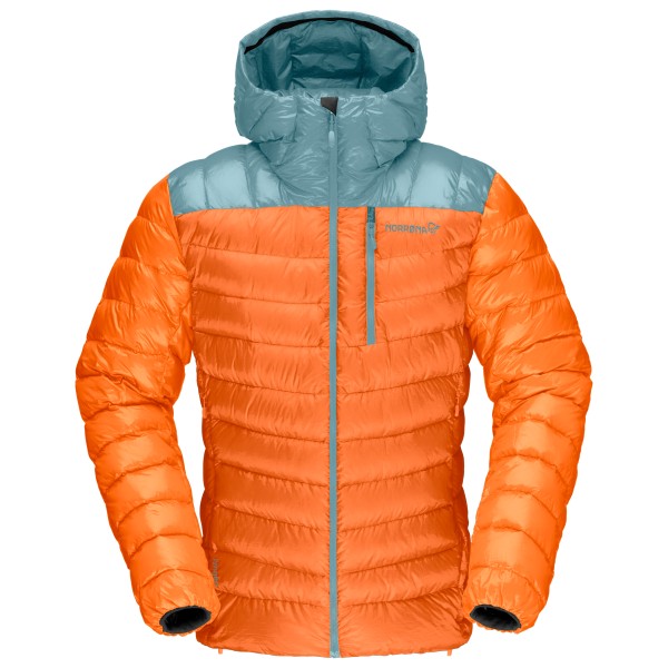 Norrøna - Lyngen Down850 Hood - Daunenjacke Gr L;M;S;XL;XXL blau;orange von Norrøna