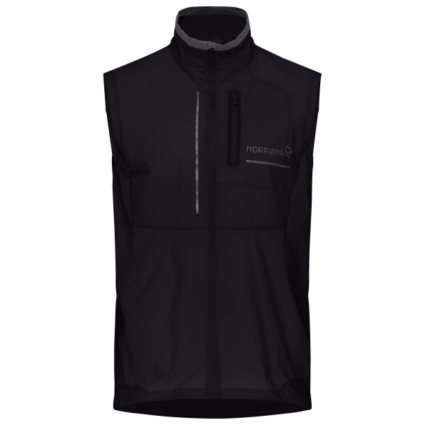 Norrøna - Senja Aero90 Vest - Laufgilet Gr L schwarz von Norrøna