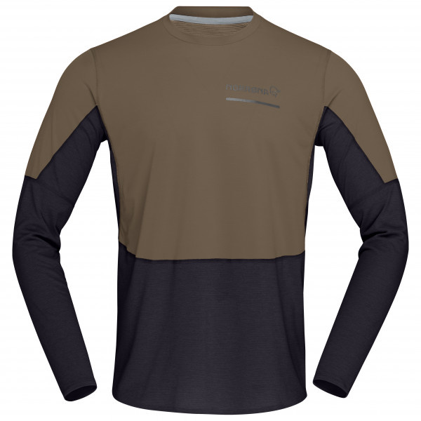 Norrøna - Senja Equaliser Lightweight Long Sleeve - Laufshirt Gr L;M;S;XL schwarz von Norrøna