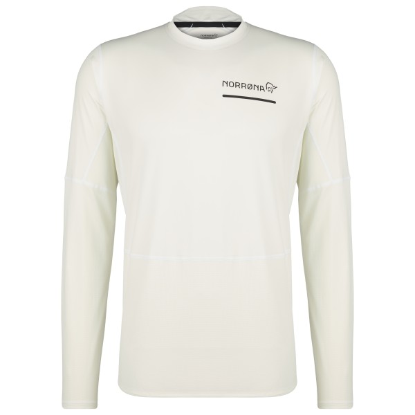 Norrøna - Senja Equaliser Lightweight Long Sleeve - Laufshirt Gr L weiß von Norrøna