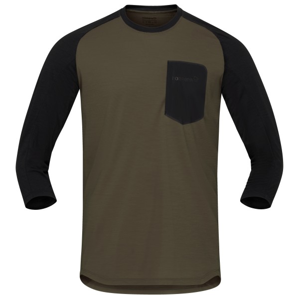 Norrøna - Skibotn Equaliser Merino 3/4 T-Shirt - Velotrikot Gr XL braun Norrøna - Skibotn Equaliser Merino 3/4 T-Shirt - Velotrikot Gr XL braun von Norrøna