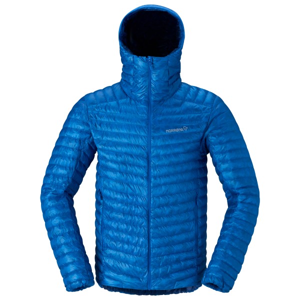 Norrøna - Trollveggen Superlight Down800 Hood - Daunenjacke Gr XL blau von Norrøna