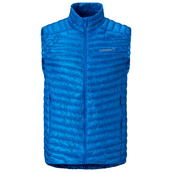 Norrøna - Trollveggen Superlight Down800 Vest - Daunengilet Gr M blau von Norrøna