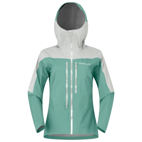 Norrøna - Women's Falketind Dri1 Jacket - Regenjacke Gr L türkis von Norrøna