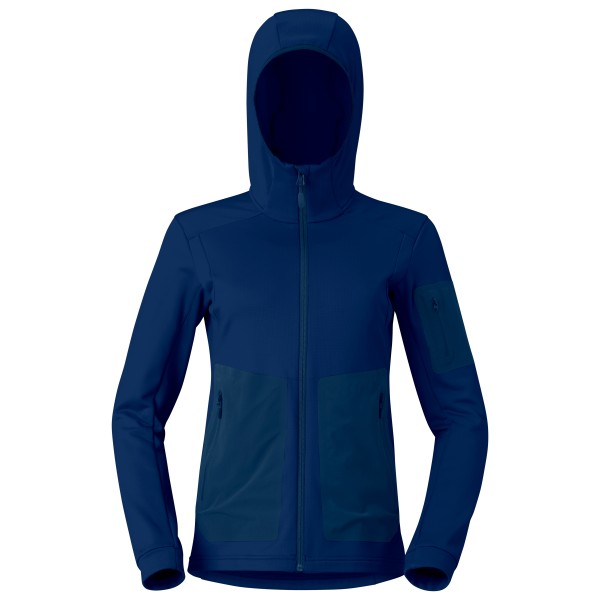 Norrøna - Women's Falketind Warm2 Stretch Hood - Fleecejacke Gr L blau von Norrøna