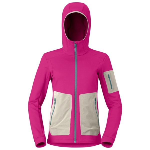 Norrøna - Women's Falketind Warm2 Stretch Hood - Fleecejacke Gr L rosa von Norrøna