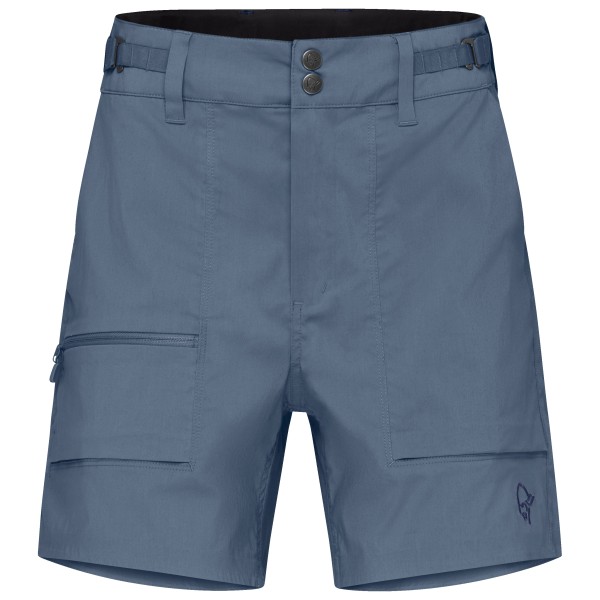 Norrøna - Women's Femund Light Cotton Shorts - Shorts Gr S blau von Norrøna