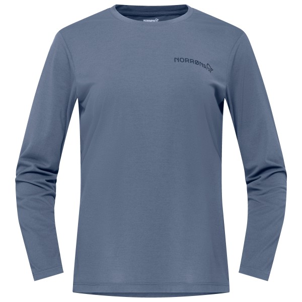 Norrøna - Women's Femund Tech Long Sleeve - Funktionsshirt Gr L blau/grau von Norrøna