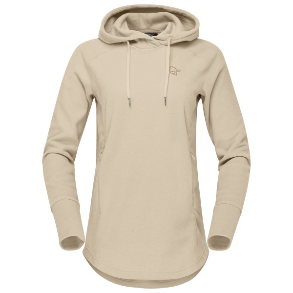 Norrøna - Women's Femund Warm2 Hood - Fleecepullover Gr M;S;XS beige;blau von Norrøna