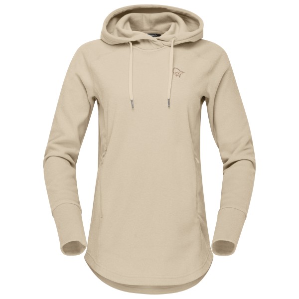 Norrøna - Women's Femund Warm2 Hood - Fleecepullover Gr L beige von Norrøna